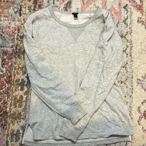 J crew women’s grey sweatshirt